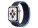 Apple Watch SE, GPS & Cellular, 40mm, Aluminium silber, Sport Loop dunkelmarine