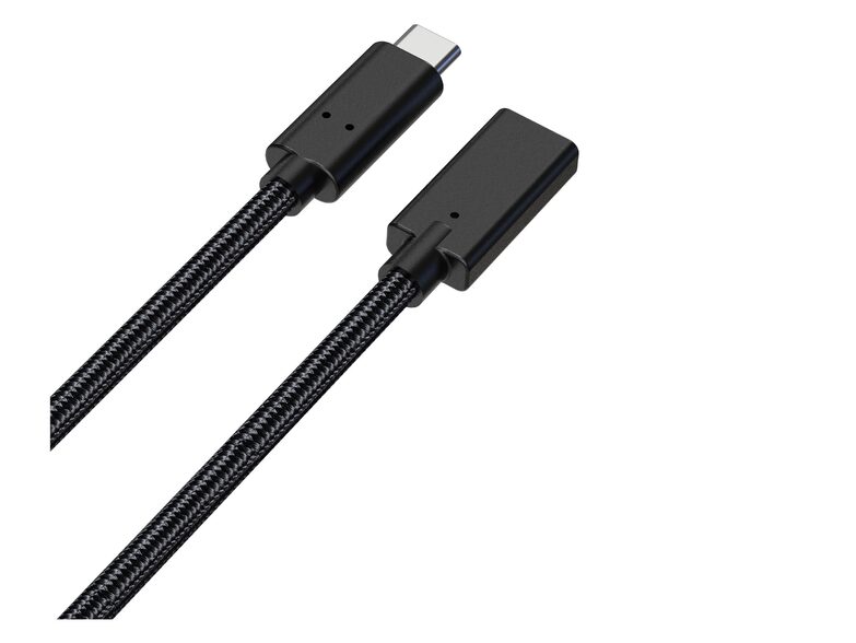 Networx USB-C Verlängerungskabel, USB-C auf USB-C, 1 m, schwarz