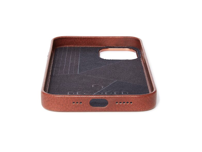 Decoded Backcover, Leder-Schutzhülle mit MagSafe, für iPhone 12 mini, braun