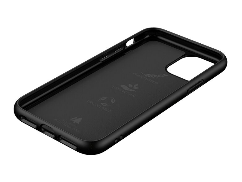 Woodcessories Bio Case, Schutzhülle für iPhone 11, aus Bio-Kunststoff, schwarz