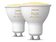 Philips Hue White Ambiance-Lampe, 2x GU10 Glühbirne, 230 lm
