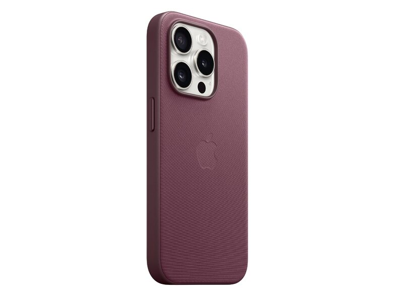 Apple iPhone Feingewebe Case mit MagSafe, für iPhone 15 Pro Max, mulberry