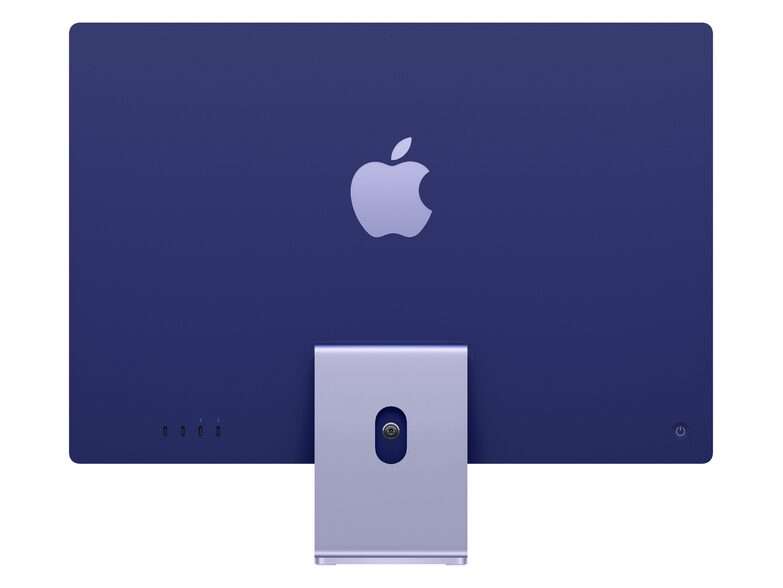 Apple iMac 24" (2021), M1 8-Core CPU, 8-Core GPU, 8 GB RAM, 256 GB SSD, violett