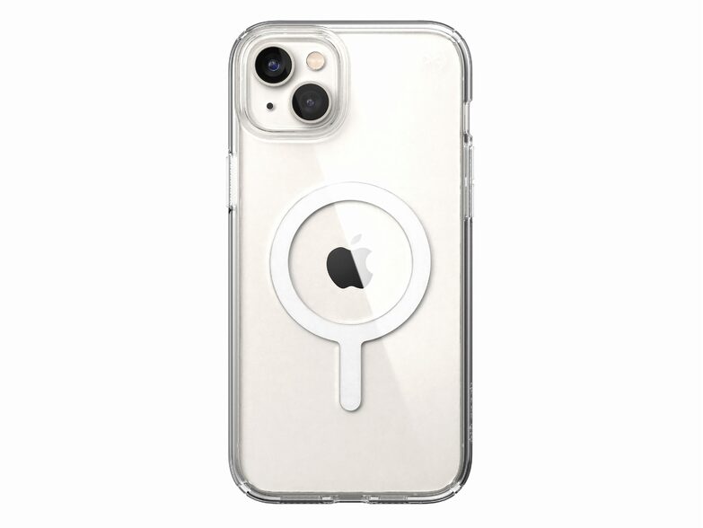 Speck Presidio Perfect-Clear, Schutzhülle für iPhone 14 Plus, MagSafe, clear