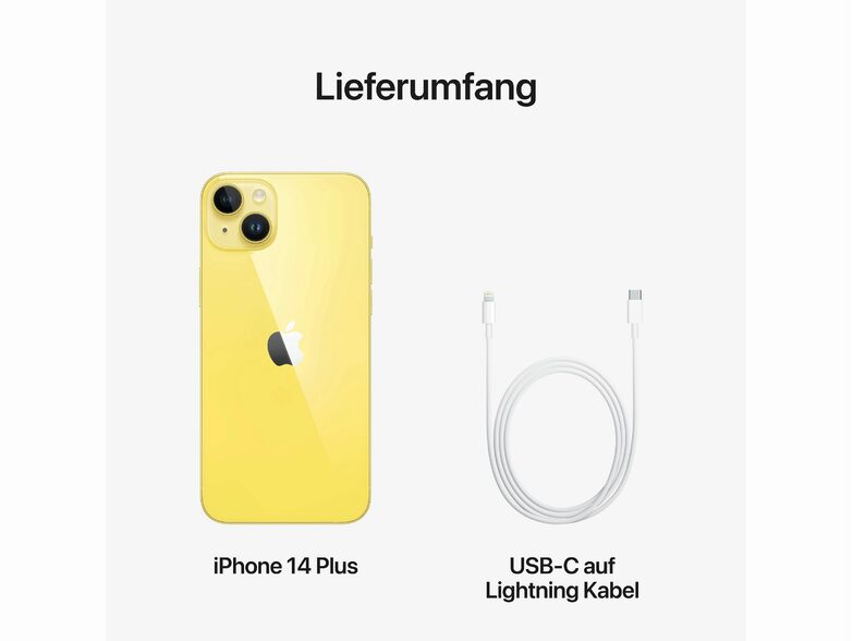Apple iPhone 14 Plus, 128 GB, gelb