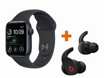 Apple Watch SE + Beats Fit Pro, GPS & Cellular,  44 mm, In-Ear-Kopfhörer im Set
