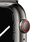 Apple Watch Series 7, GPS & Cell., 45mm, Edelstahl graphite, Milanaise graphite