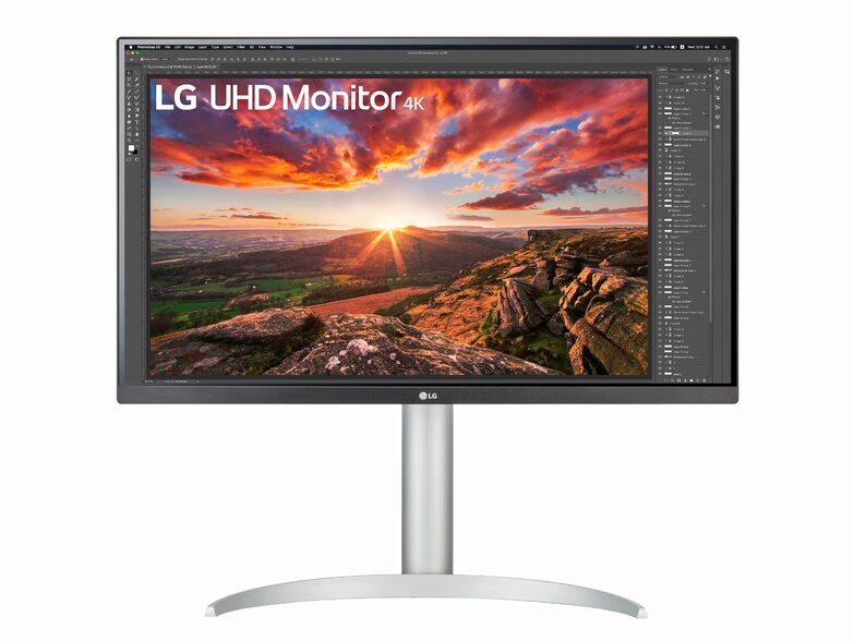 LG 27UP850-W, IPS 27" (68,4 cm) UHD 4K Monitor, HDMI/DP/USB-C, silber