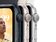 Apple Watch SE (2022), 40 mm, Aluminium polarstern, Sportarmband polarstern