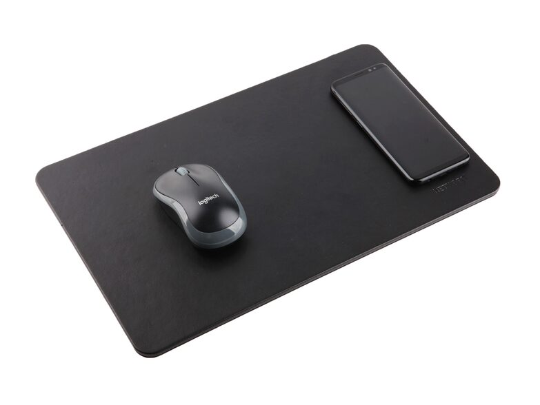Networx Wireless Charging Mousepad, Qi-Ladepad + Induktionsladefläche, schwarz