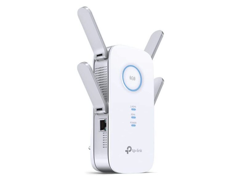 TP-Link RE650, AC2600-Dualband-Gigabit-WLAN-Repeater, 2,4 GHz/5 GHz, weiß