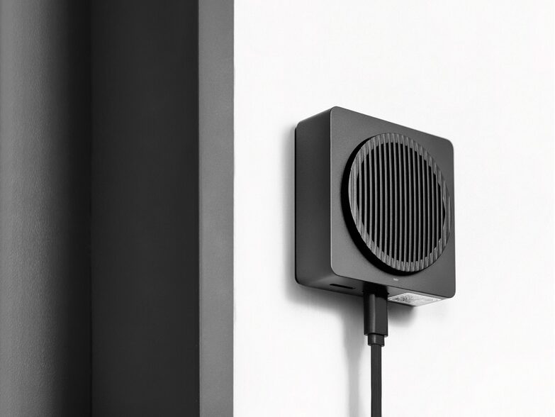 Aqara Smart Video Doorbell G4, Türklingel, HomeKit, Alexa, Matter, schwarz