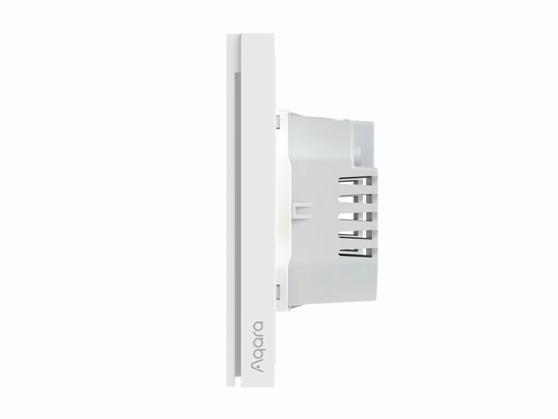 Aqara Smart Wall Switch H1, ohne Neutralleiter, Einzelschalter, HomeKit, weiß