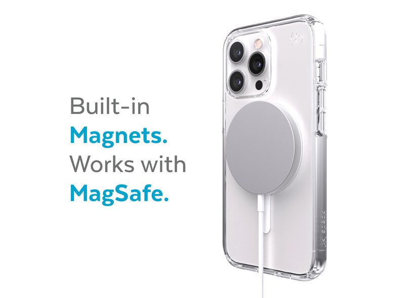 Speck Presidio Perfect Clear, Schutzhülle für iPhone 13 Pro Max, MagSafe, clear