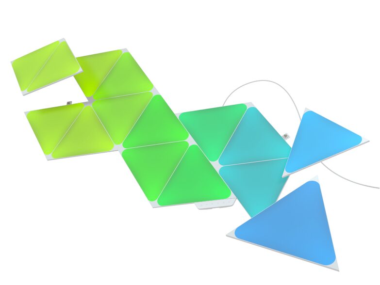 Nanoleaf Shapes Triangle Starter Kit, modulare LED-Lichtpaneele, 15-teilig