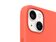 Apple Silikon Case mit MagSafe, für iPhone 13, nektarine