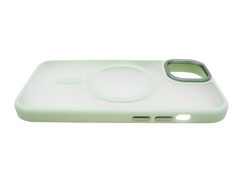 Networx Hybrid-Magnet-Case, Schutzhülle für Apple iPhone 15, grün