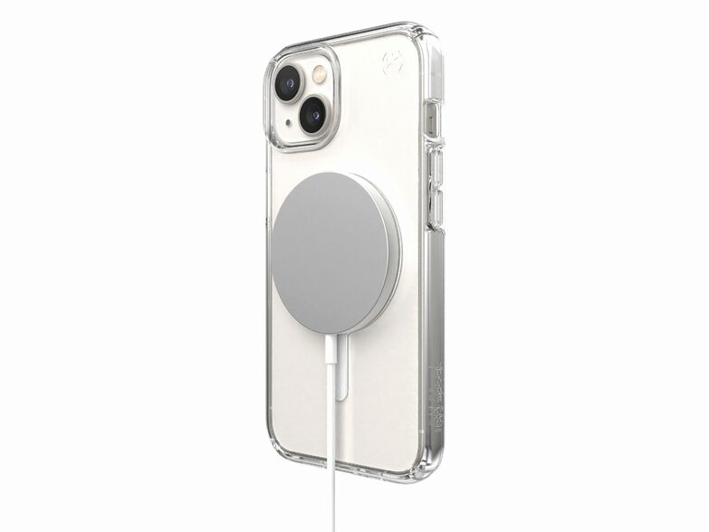 Speck Presidio Perfect-Clear, Schutzhülle für iPhone 14, MagSafe, clear