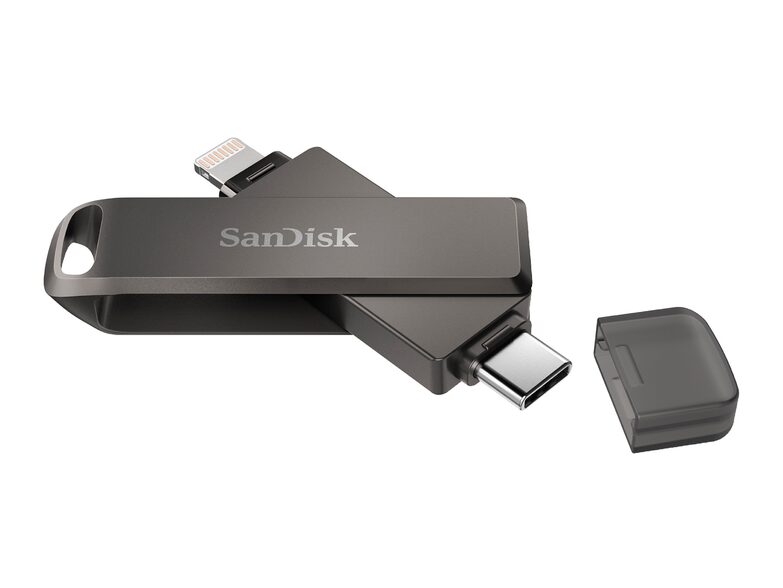 SanDisk iXpand Flash Drive Luxe, 128 GB, mobile Speichererweiterung