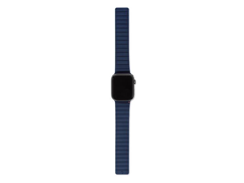 Decoded Silicone Traction Strap Lite, Armband Apple Watch 42/44/45 mm, blau