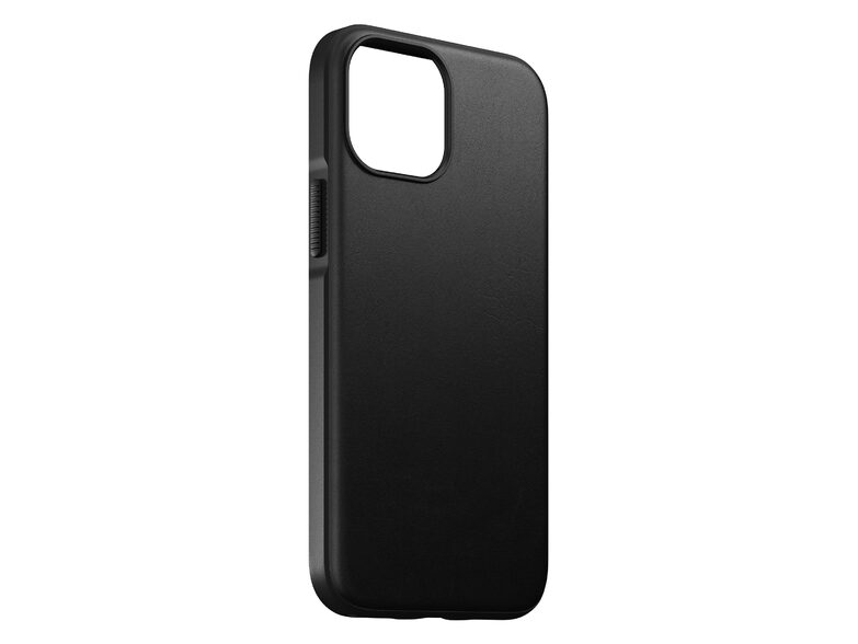 Nomad Modern Case, Leder-Schutzhülle für iPhone 13 mini, mit MagSafe, schwarz