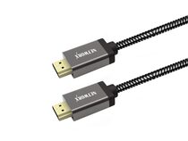 Networx HDMI Datenkabel, HDMI auf HDMI, 1 m, schwarz/weiß