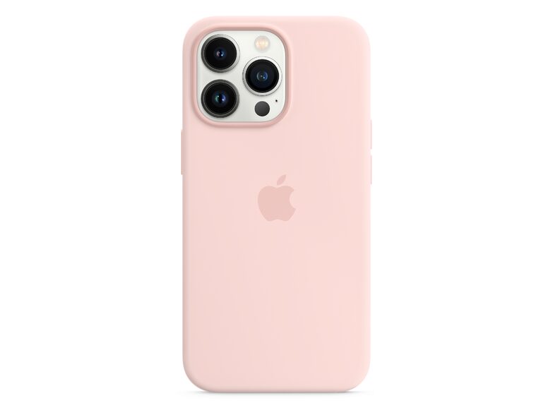 Apple iPhone Silikon Case mit MagSafe, für iPhone 13 Pro, kalkrosa