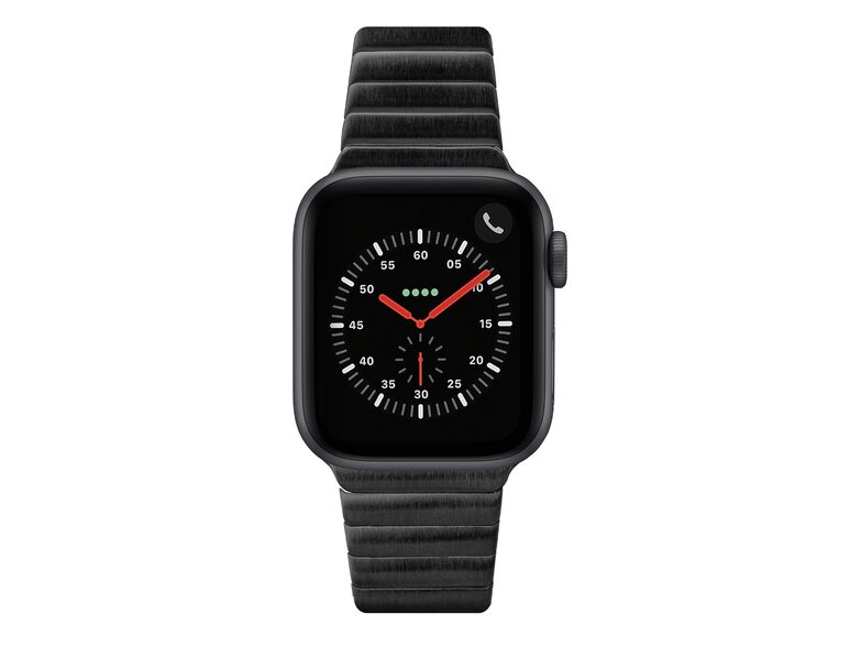LAUT LINKS Watch Strap, Armband für Apple Watch 42/44/45 mm, Edelstahl, schwarz