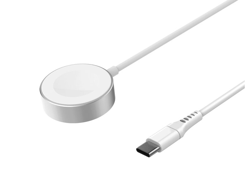 Networx Magnetisches Ladekabel, für Apple Watch, USB-C, 1 m, silber