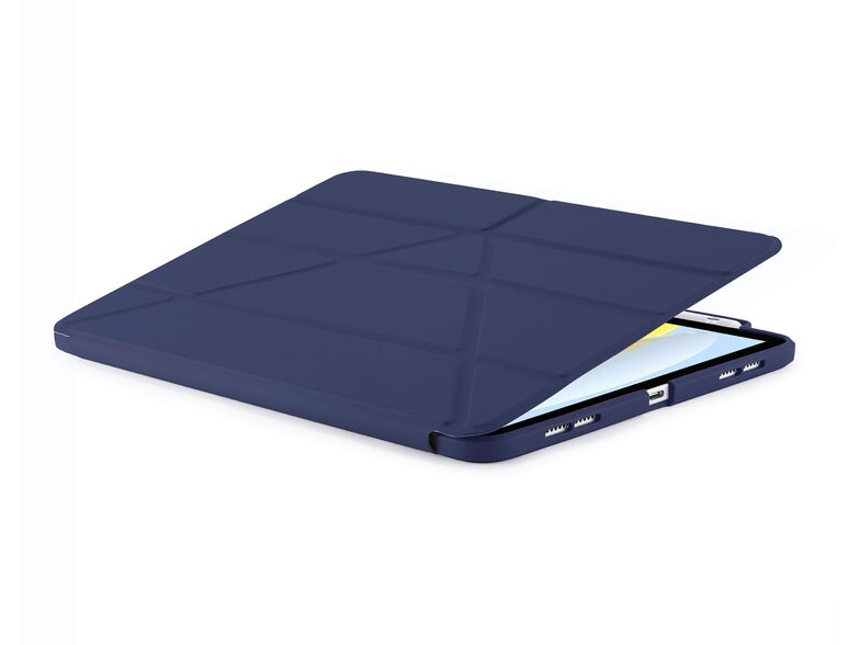 Pipetto Origami No3 Pencil Case, Hülle für iPad 10. Gen 10,9", blau