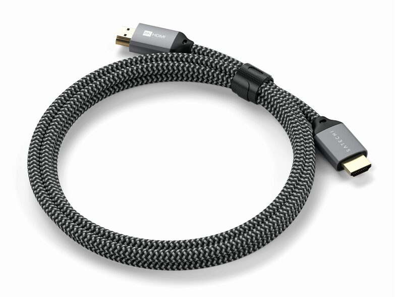 2.1 Apple HD Händler m, Satechi Shop ULTRA - 8K Kabel, | im Autorisierter online kaufen Gravis HDMI 2 schwarz/grau stoffummantelt,