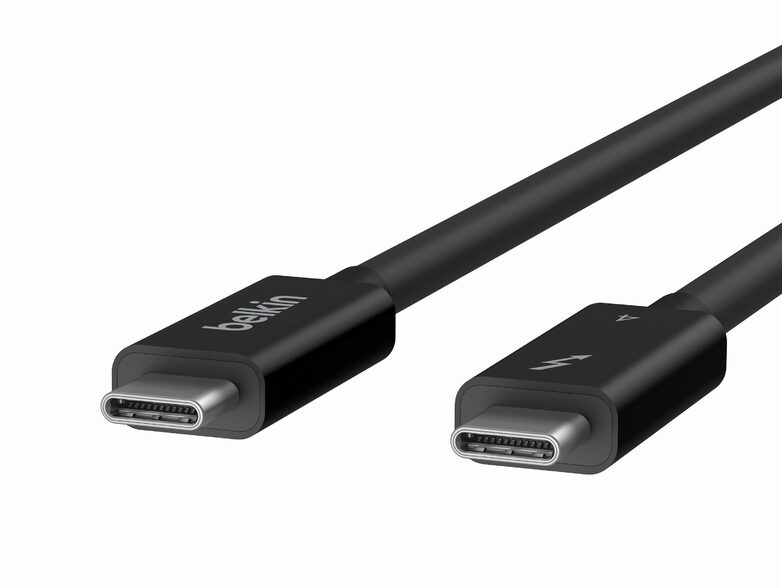 Belkin Connect Thunderbolt-4-Kabel, 2 m, aktiv, PD mit bis zu 100 W, schwarz