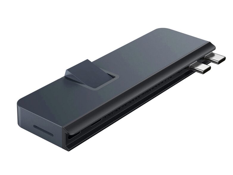 HyperDrive DUO PRO 7-in-2 USB-C-Hub, HDMI/USB4/USB-C/USB-A/Ethernet, blau
