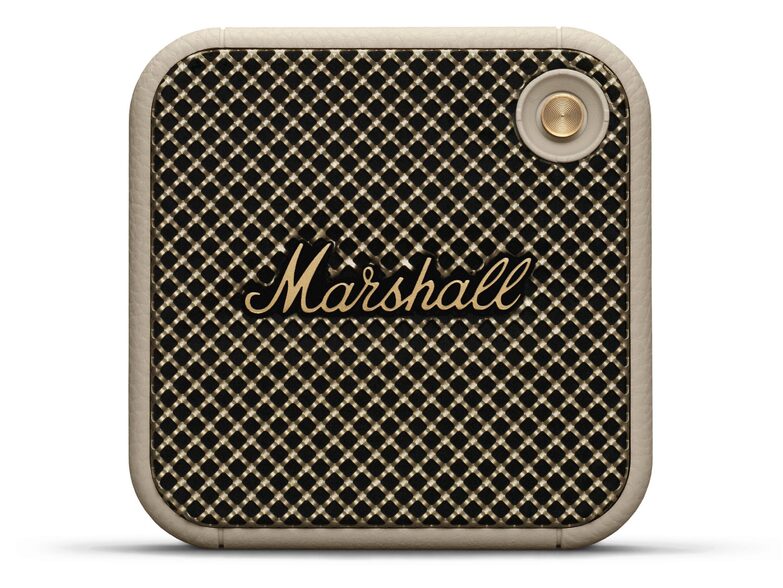 Marshall Willen, Bluetooth-Lautsprecher, IP67, mit Trageriemen, creme
