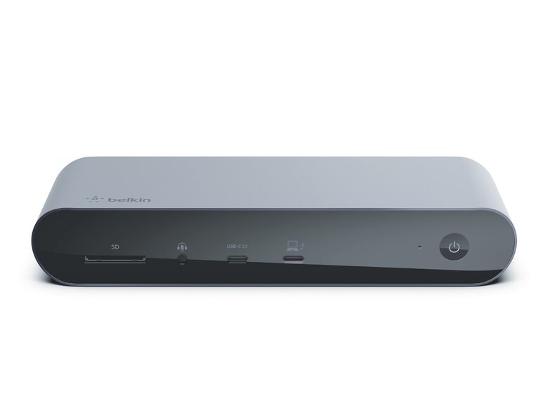 Belkin Connect Thunderbolt 4 Dock Pro, HDMI, SD, USB-A/C, Audio, LAN, grau