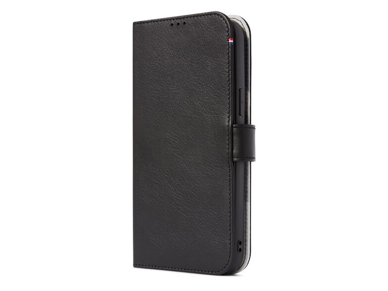 Decoded Detachable Wallet, Leder-Hülle für iPhone 13 Pro Max, MagSafe, schwarz
