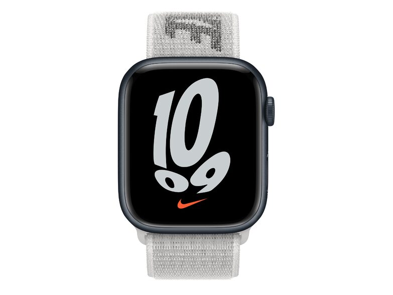 Apple Nike Sport Loop, für Apple Watch 45 mm, Nylon, summit white