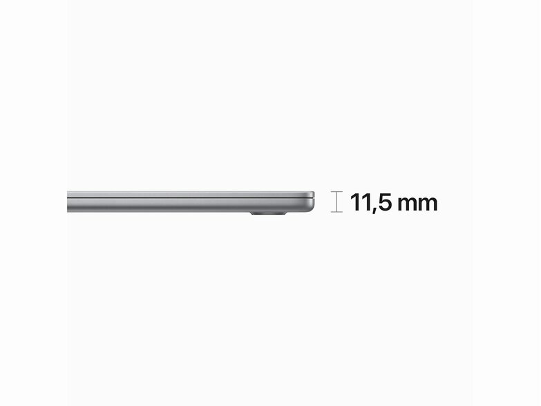 Apple MacBook Air Ret. 15", M2 8C CPU, 8 GB RAM, 256 GB SSD, space grau