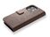 Decoded Detachable Wallet, Leder-Hülle für iPhone 13 Pro Max, MagSafe, braun