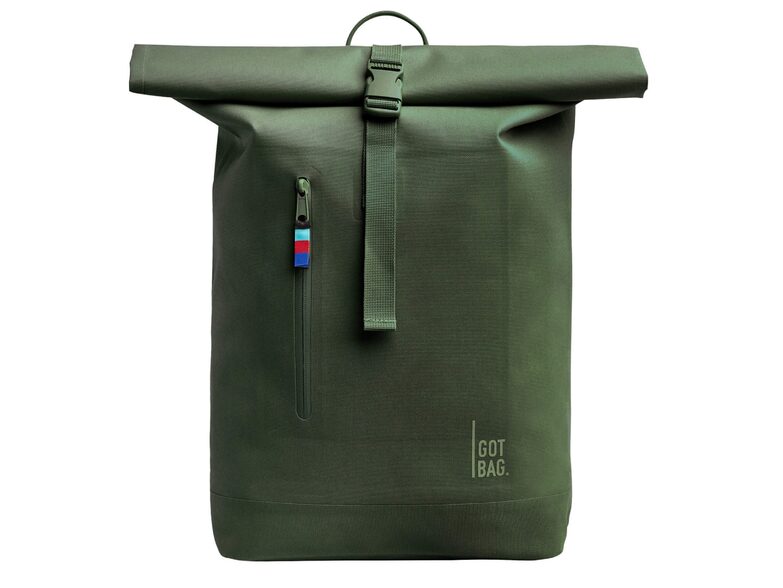 Got Bag Rolltop Lite, Rucksack für MacBook bis 15", aus Meeresplastik, alge