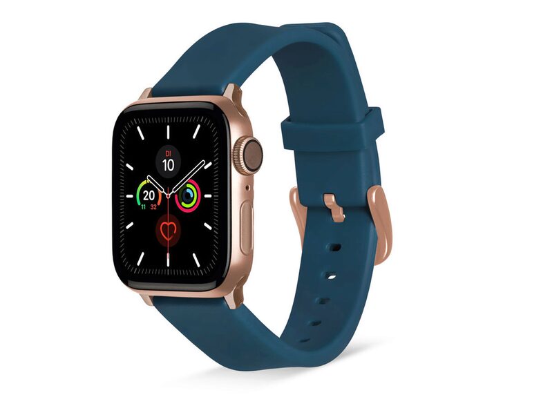 Artwizz WatchBand Silicone, Armband für Apple Watch 38/40 mm, Silikon, blau