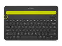 Logitech Bluetooth Multi-Device Keyboard K480, Wireless Tastatur, QWERTZ, schw.
