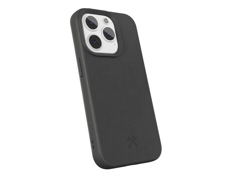 Woodcessories Bio Case MagSafe, Schutzhülle für iPhone 15 Pro Max, schwarz