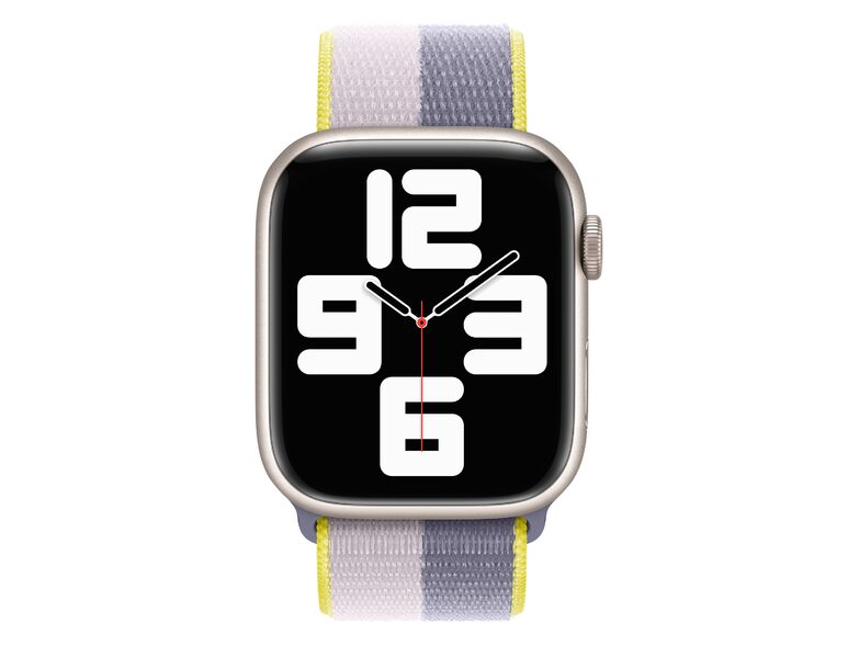 Apple Sport Loop, für Apple Watch 45 mm, Nylon, lavendelgrau/blasslila