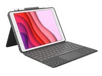 Logitech Combo Touch, Tastatur-Case + Trackpad f. iPad 10,2" (2019/21), schwarz