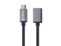 Networx Adapter USB-C auf USB 3.0 Buchse, 18 cm, spacegrau