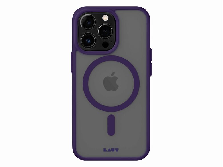 LAUT HUEX Protect, Schutzhülle für iPhone 14 Pro Max, mit MagSafe, dunkellila