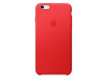Apple Leder Case für iPhone 6 Plus, (PRODUCT)RED, rot