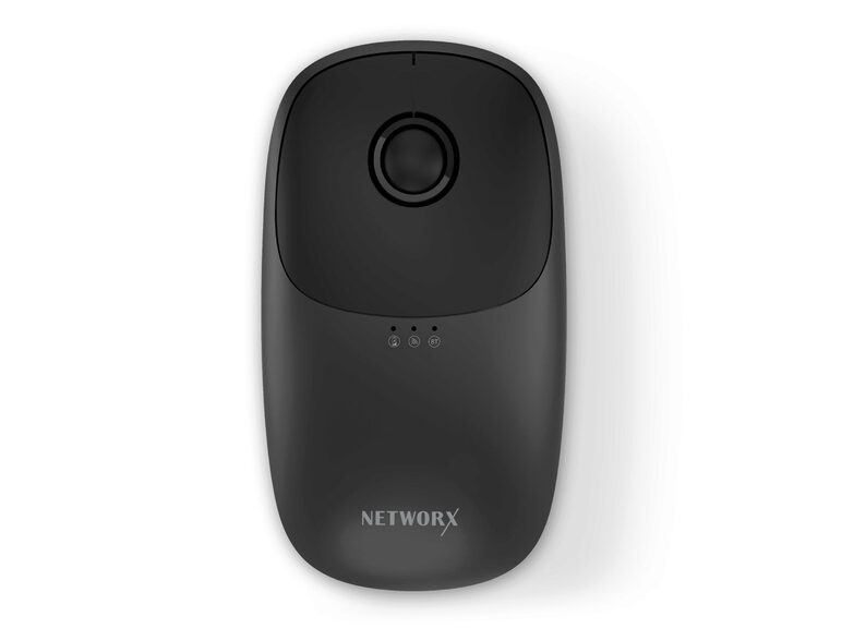 Networx Wireless Charging BT-Maus, kabellose Maus, Induktionsladen, schwarz