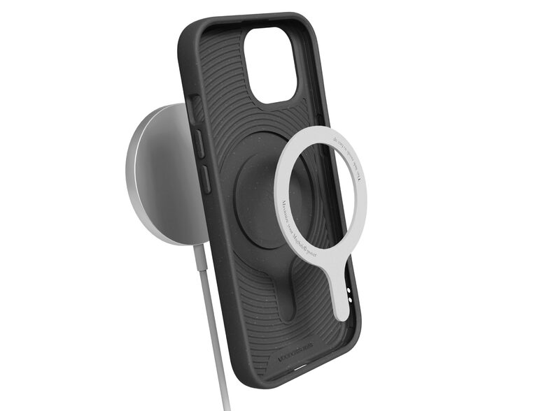 Woodcessories Bio Case MagSafe, Schutzhülle für iPhone 15, schwarz
